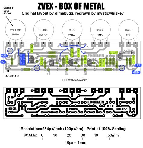 box of metal schematic|Zvex Box of Metal – Schematics Online.